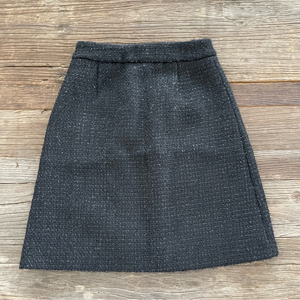 AMIRI Black A-Line Skirt
